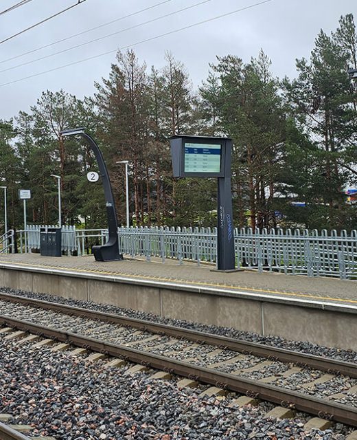 Construction of railway platform № 2 URDA, Tallinn